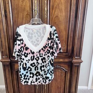 Top with Spotted Print EUC